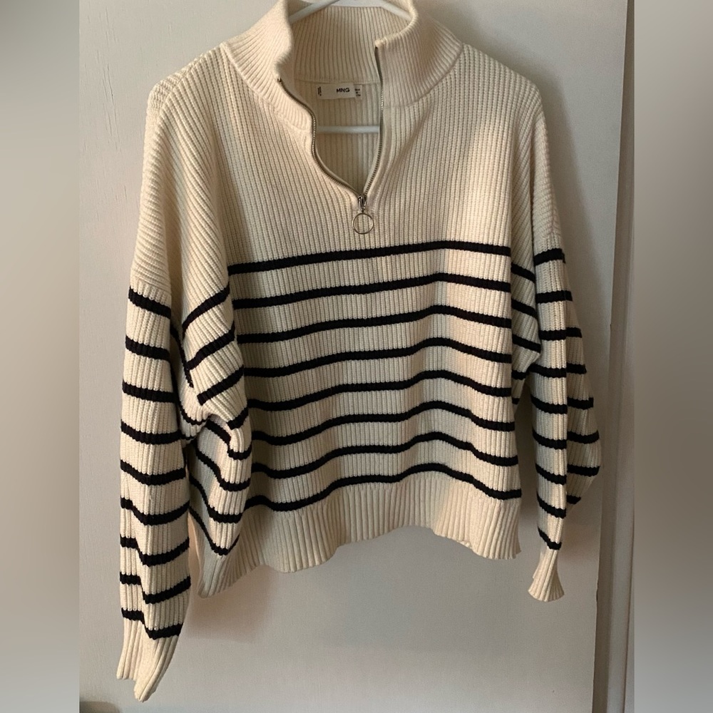 Mango striped sweater